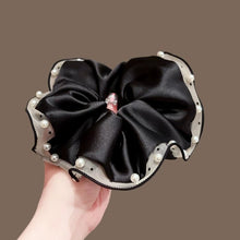 Load image into Gallery viewer, Pearl Halo — Pearl-Trim Scrunchie